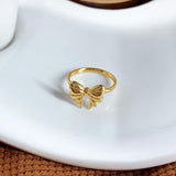Bow Light Luxury Minority Design High-grade Gold – Gifts for Her — 4