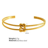 Fashion Geometry Pattern Titanium Steel Bracelet – Stylish Gifts — 2