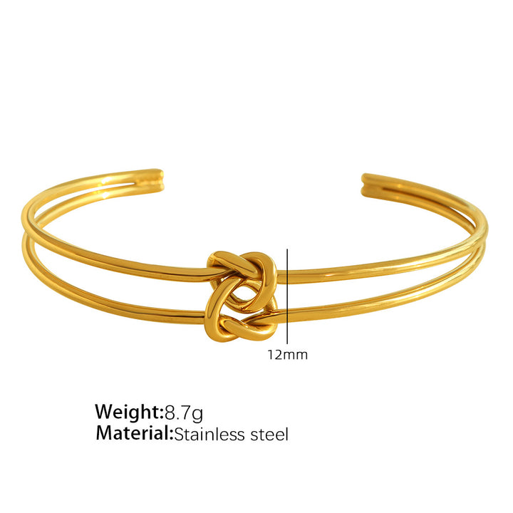 Fashion Geometry Pattern Titanium Steel Bracelet – Stylish Gifts — 2