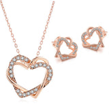 Fashion Heart-shaped Earrings Necklace Jewelry – Jewelry Gift Ideas — 5