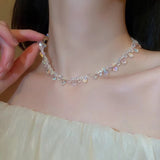 Colorful Crystal Necklace Women's Simple Niche – Jewelry Gift Ideas — 5