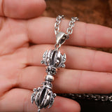 Vintage Silver Thai Pestle Pendant Necklace – Jewelry Gift Ideas — 2