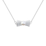 Minimalist Preppy Style Bow Tie Clavicle Chain – Stylish Gifts — 3