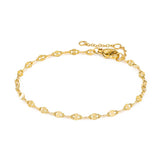 Simple Gold Plated Stainless Steel Anklets Lip Chain – Birthday Gifts — 4