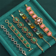 Bracelet Turquoise Vintage Distressed Colored – Jewelry Gift Ideas — 1
