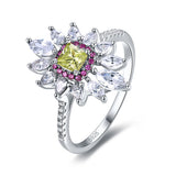 925 Sterling Silver Personalized Fashion SUNFLOWER – Stylish Gifts — 5