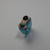Fashion Resin Cute Swimming Boy Ring – Stylish Gifts — 1
