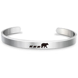 Stainless Steel Mama Bear Bracelet Mother's Day – Jewelry Gift Ideas — 2
