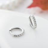 Sterling Silver Earring With Diamond - inlaid – Jewelry Gift Ideas — 4