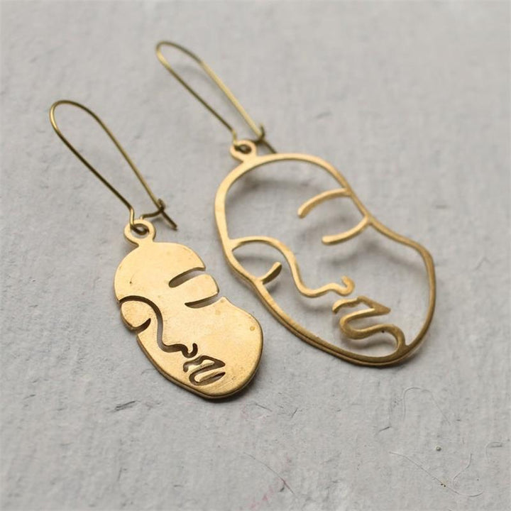 Personality Couple Earrings Fashion Alloy Jewelry – Stylish Gifts — 1