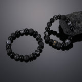 Obsidian Titanium Steel Shining Star Personalized – Jewelry Gift Ideas — 6
