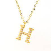 Stainless Steel Diamond-filled 26 English Letter – Jewelry Gift Ideas — 20
