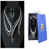 INS Wind Zircon Necklace Earring Set – Jewelry Gift Ideas — 9