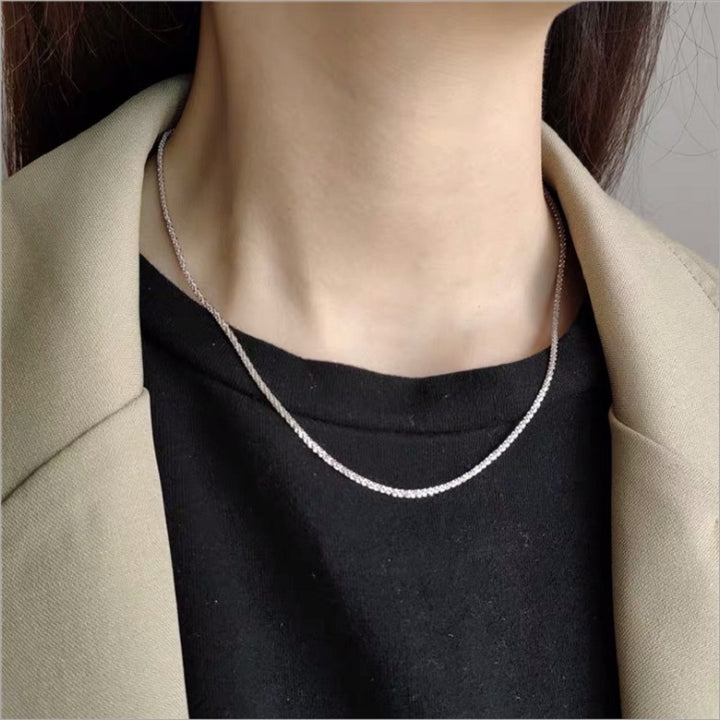 Sterling Silver 990 Starry Necklace For Women – Jewelry Gift Ideas — 1