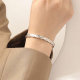 French Gold And Silver Open Diamond Pattern – Jewelry Gift Ideas — 5