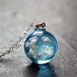 Cloud Transparent Ball Necklace Luminous Design – Jewelry Gift Ideas — 3