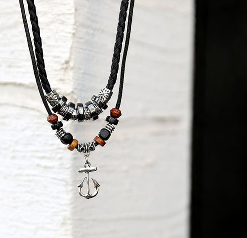 Boat Anchor Necklace Male Student Retro Hipster – Jewelry Gift Ideas — 2