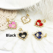 Trendy Micro-inlaid Oil Dripping Love Eyes – Jewelry Gift Ideas — 14