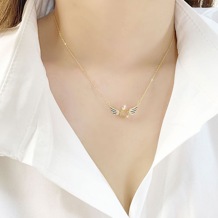 Sterling Silver Necklace Female Niche Design – Jewelry Gift Ideas — 1