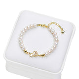 Pearl Bracelet Female Fritillary Butterfly Clover – Jewelry Gift Ideas — 3