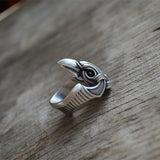 Gothic Vintage Punk Raven Men's Ring Men – Gifts for Him — 3