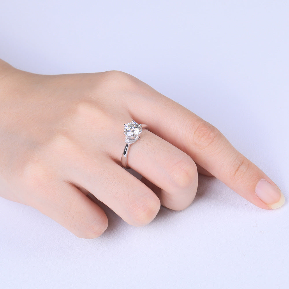 European And American Women's Diamond Ring Wedding – Gifts for Her — 1