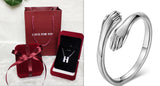 Alloy Simple Hands Hug Ring Opening Adjustable – Jewelry Gift Ideas — 18