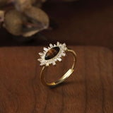 Vintage Tiger Eye Stone S925 Sterling Silver Gold – Jewelry Gift Ideas — 3