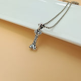 S925 Sterling Silver Personalized Graffiti Bone – Jewelry Gift Ideas — 4