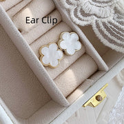 925 Silver Needle Lucky Parthenocissus Grass Flower Stud – Gift Ideas — 17