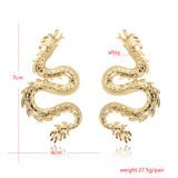 Individualized Gothic Cool Oil Dragon Earrings – Everyday Gifts — 2