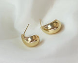 Metal Water Drop Earrings With A Sense Of Niche Luxury – Useful Gifts — 9