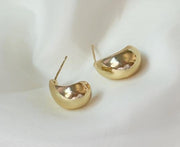 Metal Water Drop Earrings With A Sense Of Niche Luxury – Useful Gifts — 9