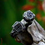 Nordic Viking Letter Stainless Steel Ring Titanium – Surprise Gifts — 3