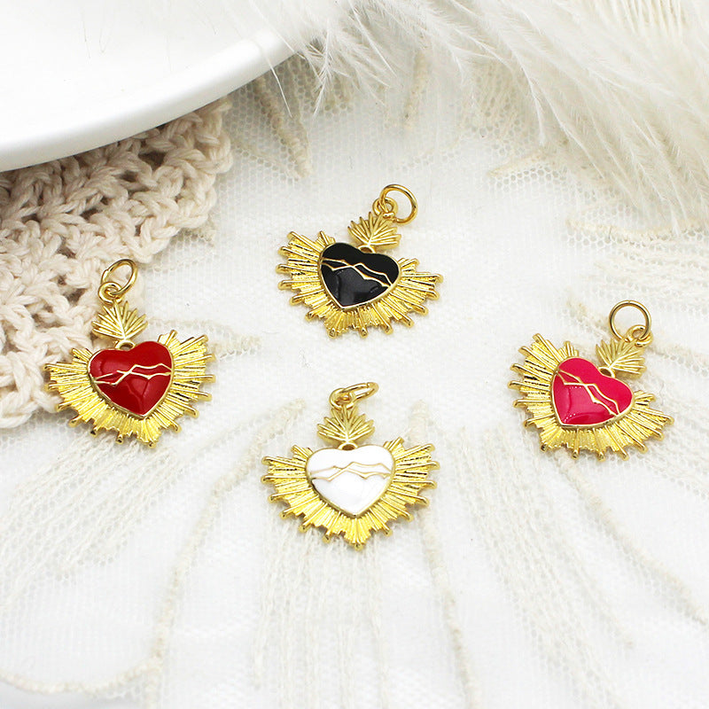 Diy Material Jewelry Accessories Love Round Brand – Jewelry Gift Ideas — 1
