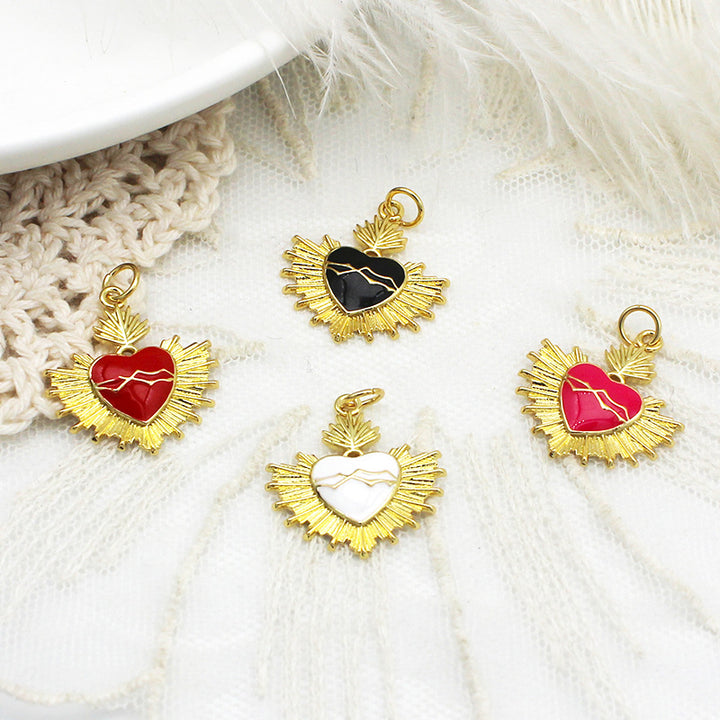 Diy Material Jewelry Accessories Love Round Brand – Jewelry Gift Ideas — 1