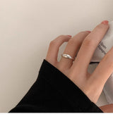 S925 Sterling Silver Smile Letters Ring Women – Gifts for Her — 12