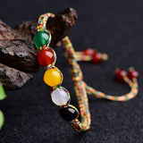 Women's Gold Wood Water Fire Earth Multicolored – Jewelry Gift Ideas — 3