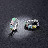 Niche Oil Dripping Small Flower Ear Clip – Special Occasion Gifts — 1