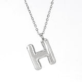 Fashion Letter Necklace Female Stainless Steel – Jewelry Gift Ideas — 13