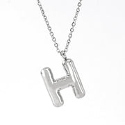 Fashion Letter Necklace Female Stainless Steel – Jewelry Gift Ideas — 13