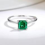 S925 Sterling Silver Fat Square Diamond Ring – Useful Gifts — 2