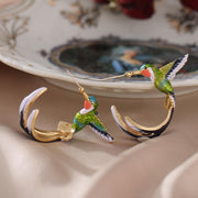 Creative Cute Hummingbird Shape Drop Earrings – Holiday Gift Ideas — 4