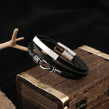 Stainless Steel Leather Bracelet Multilayer – Jewelry Gift Ideas — 4