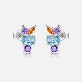 Women's Simple Color Zircon Stud Earrings – Gifts for Her — 2