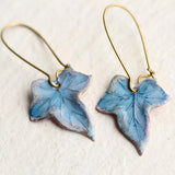 Creative Jagged Faux Wood Gold Leaf Earrings – Everyday Gifts — 2