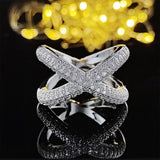 Geometric Full Diamond Luxury Women's Ring – Gifts for Her — 4