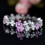 Zircon Cherry Blossom Fashion Banquet Bracelet – Jewelry Gift Ideas — 5