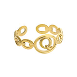 Men's And Women's Retro Design Ins Net Red Ring – Gifts for Her — 4