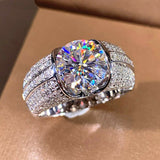 Hearts And Arrows Diamond Ring Moissanite Ring – Gift Ideas — 3